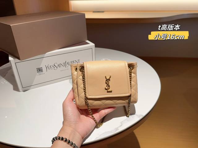 Ysl 圣罗兰 女士monogram Nolita Mini迷你斜挎包可放手机 礼盒包装飞机箱