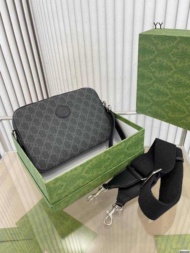 配盒 Gucci酷奇手拎包斜挎包 低调有质感 独特的艺术气息 颜值高 集美必入 尺寸24 16
