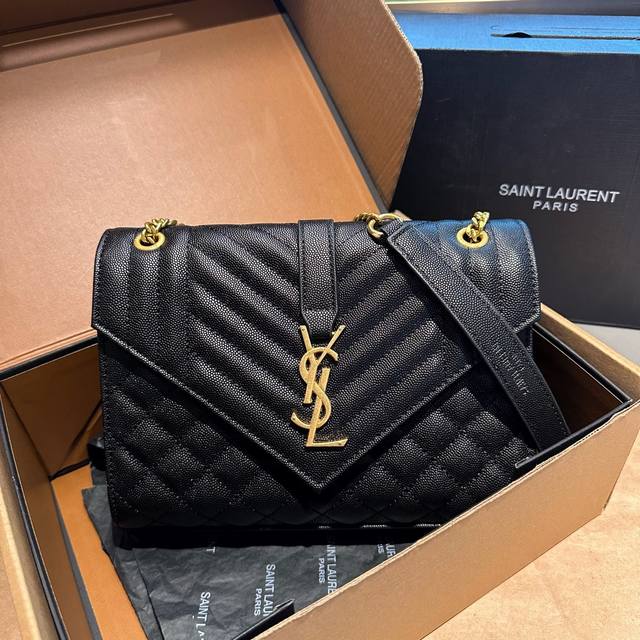 折叠礼盒包装 Ysl 链条包 Kate Chain And Tassel Bag In Textured Leather 最新最佳最实用的尺寸20Cm 这个系列