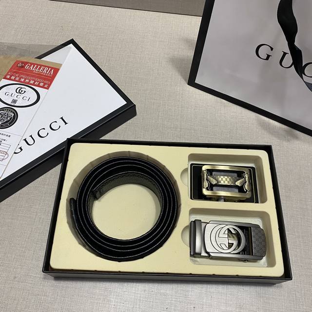 Gucci.古驰 古驰——于1921年创立于佛罗伦萨，是全球卓越的奢华精品品牌之一。此款式 38Mm 是如今最火爆款礼盒 - 点击图像关闭