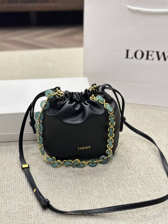 Loewe/罗意威 Mini水桶包单肩斜跨手提女包 15 18Cm 配礼盒