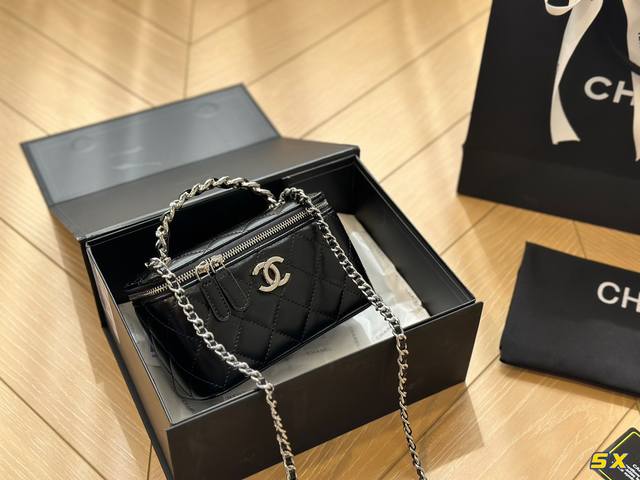 全套包装 Chanel盒子包 手提款 时髦精必备款 超级精致 Size:18*10Cm