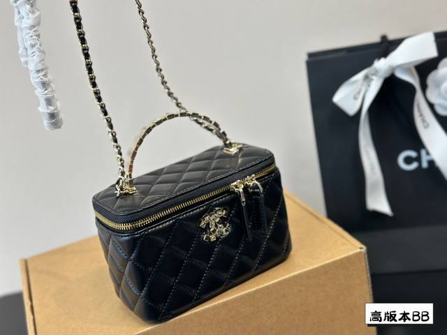 折叠盒 Chanel盒子包 手提款 时髦精必备款 超级精致 Size:18*10Cm