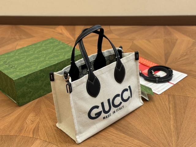 折叠盒飞机盒 Gucci 古奇新款 新品上市tote Gg托特包手提单肩包 尺寸：27.20Cm